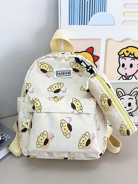 Dessin animé imprimé pour des sacs d'école de maternelle assortis mignons et enfantins