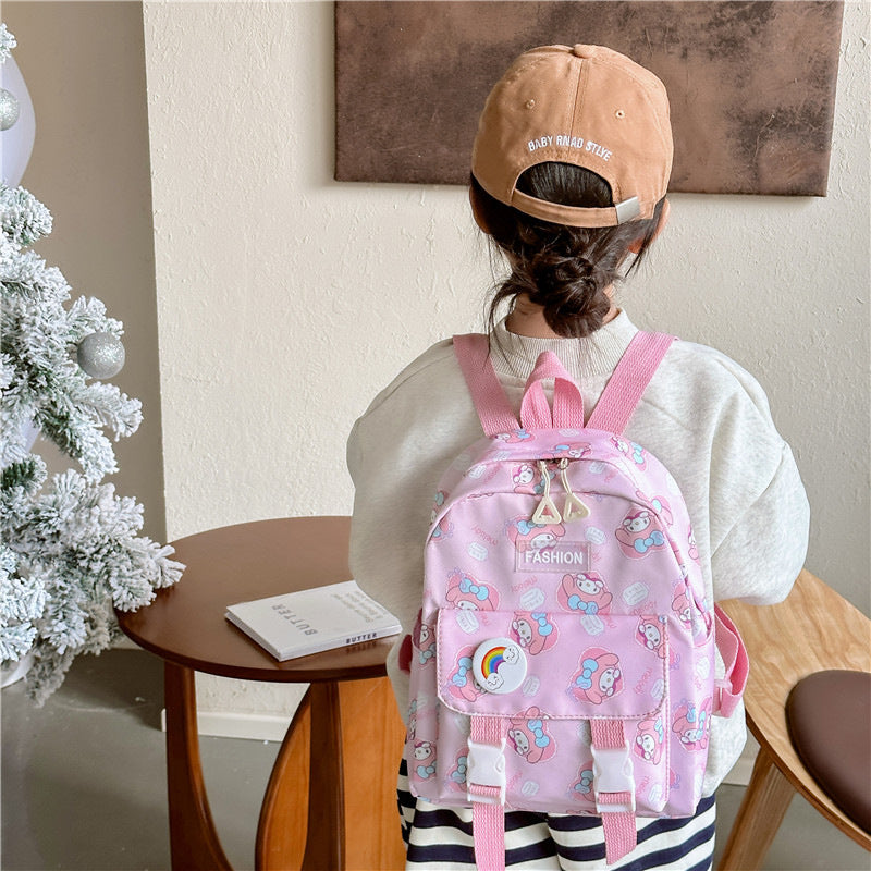 Dessin animé pour enfants imprimé beaux sacs à dos mignons de la colonne vertébrale primaire