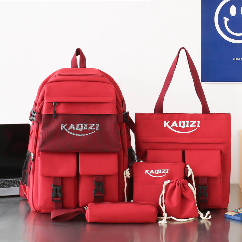 Simple Large Capacity Primary Three To Six Backpacks