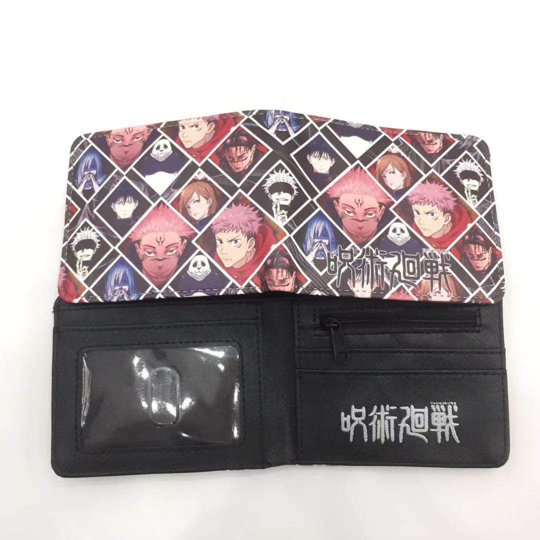 Five Wu Leather Printed Spell Back Ladies Wallets