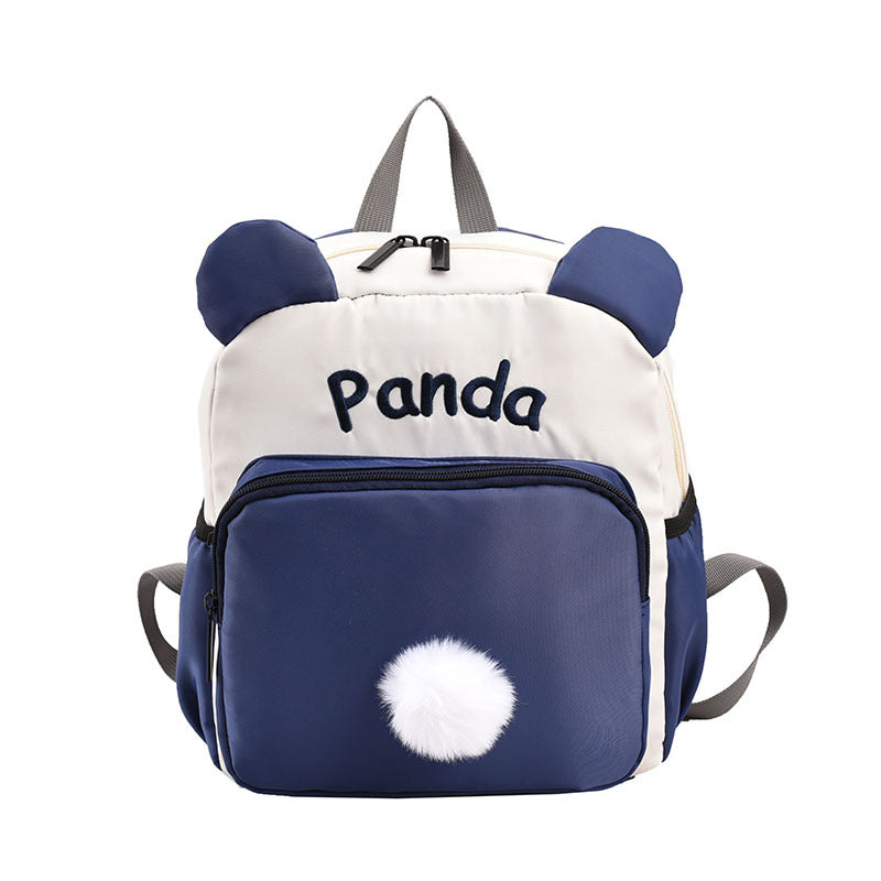 Children's Contrast Color Canvas Fashion Going Out Children's Backpacks