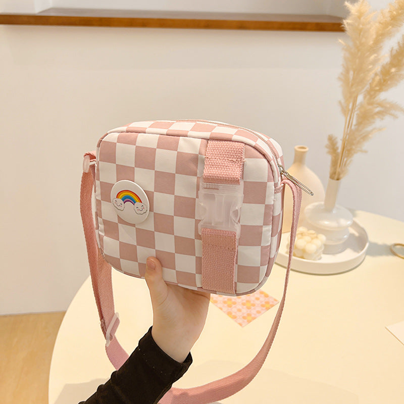 Children's Female Spring Cute Canvas Soft Adorable Children's Shoulder Bags