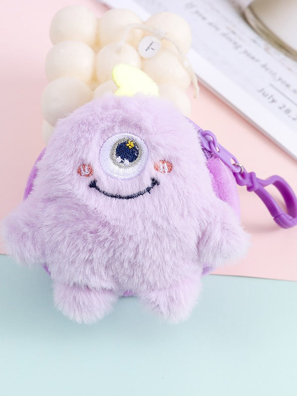 Plush Monster Pendant Storage Small Ornaments Prize Coin Purses