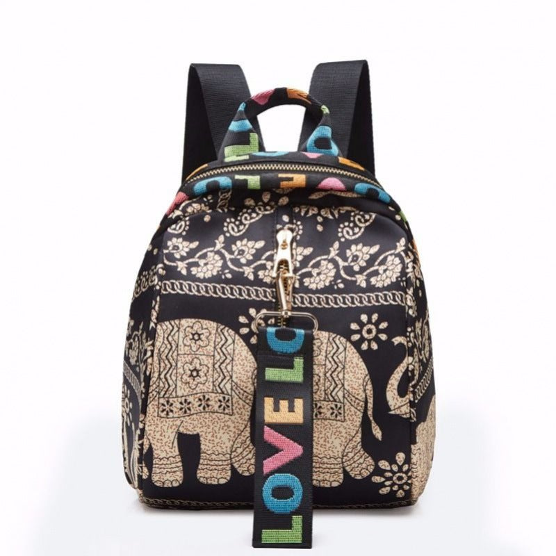 Women's Creative Small Oxford Cloth Nylon Backpacks