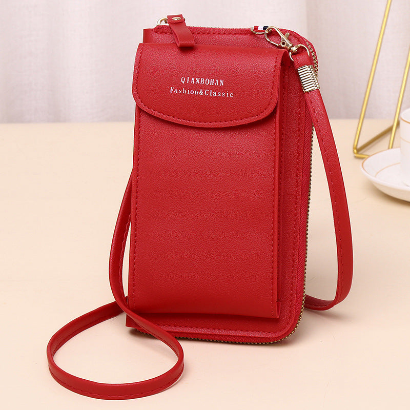 Women's Mobile Large Capacity Solid Color Fashion Phone Bags