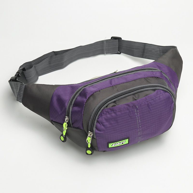 Women's & Men's & Fashion Water-repellent Cloth Large Capacity Waist Packs