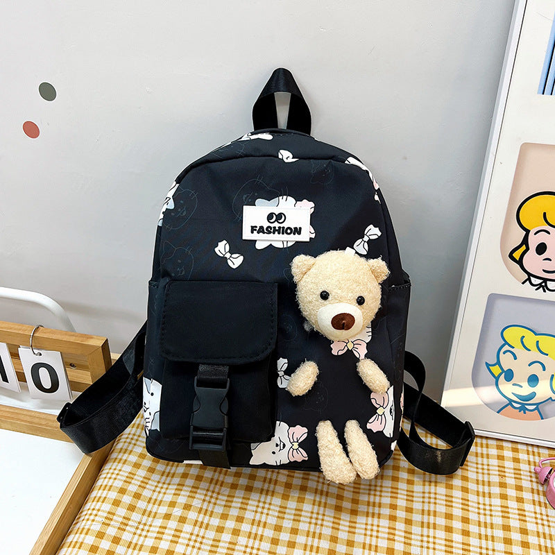 Children's Korean Style Bear Doll Lightweight Fashion Children's Backpacks