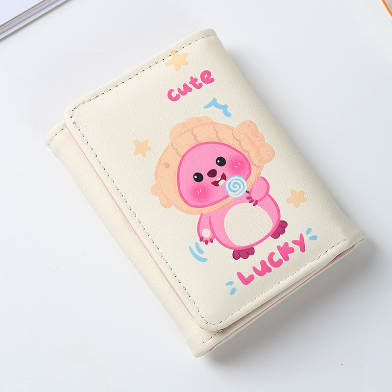 Little Beaver Ruby Cartoon Animation Multifunctional Coin Purses