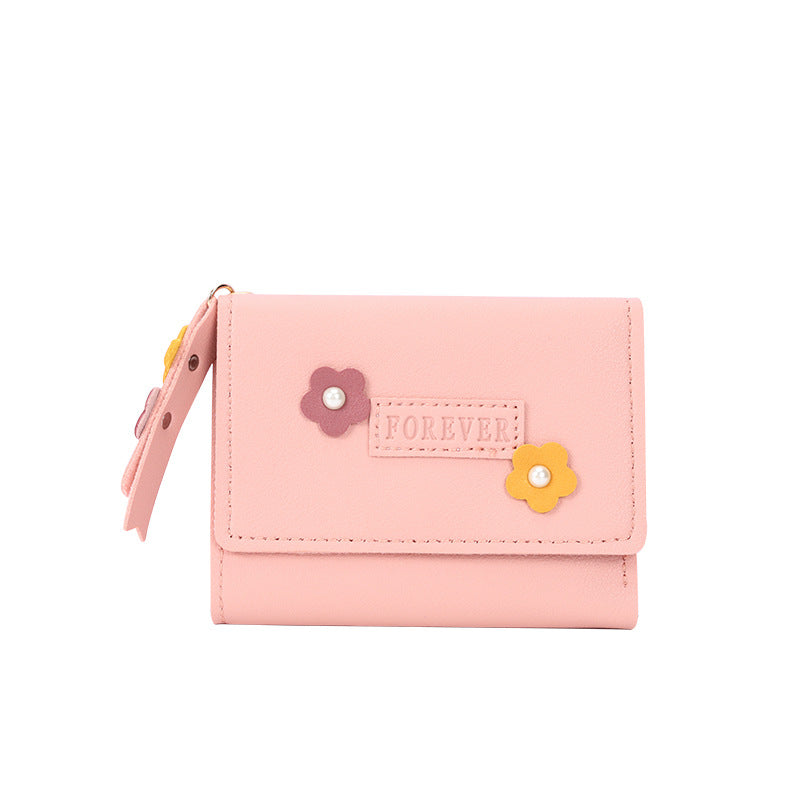 Women's Korean Short Creative Fashion Hasp Purses