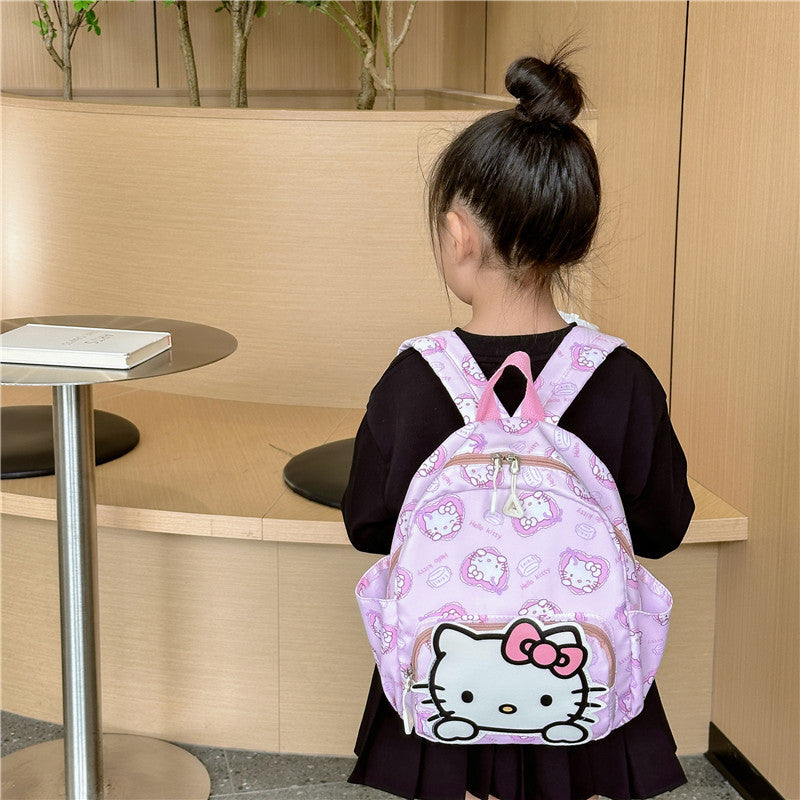 Children's Cartoon Cute Boys Burden Reduction Spine Children's Backpacks