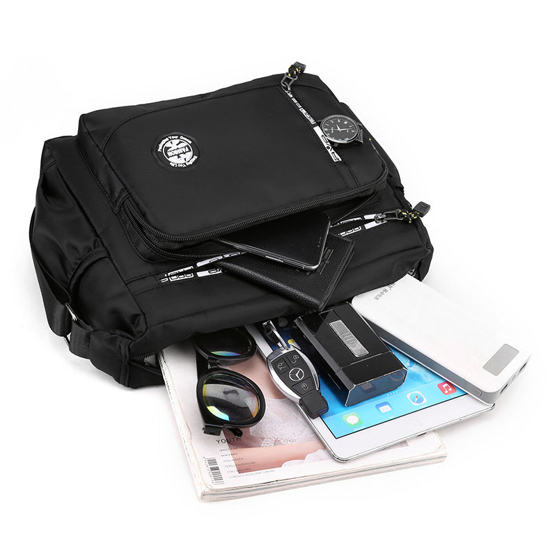 Men's Fashion Waterproof Business Trip Can Hold Men's Messenger Bags