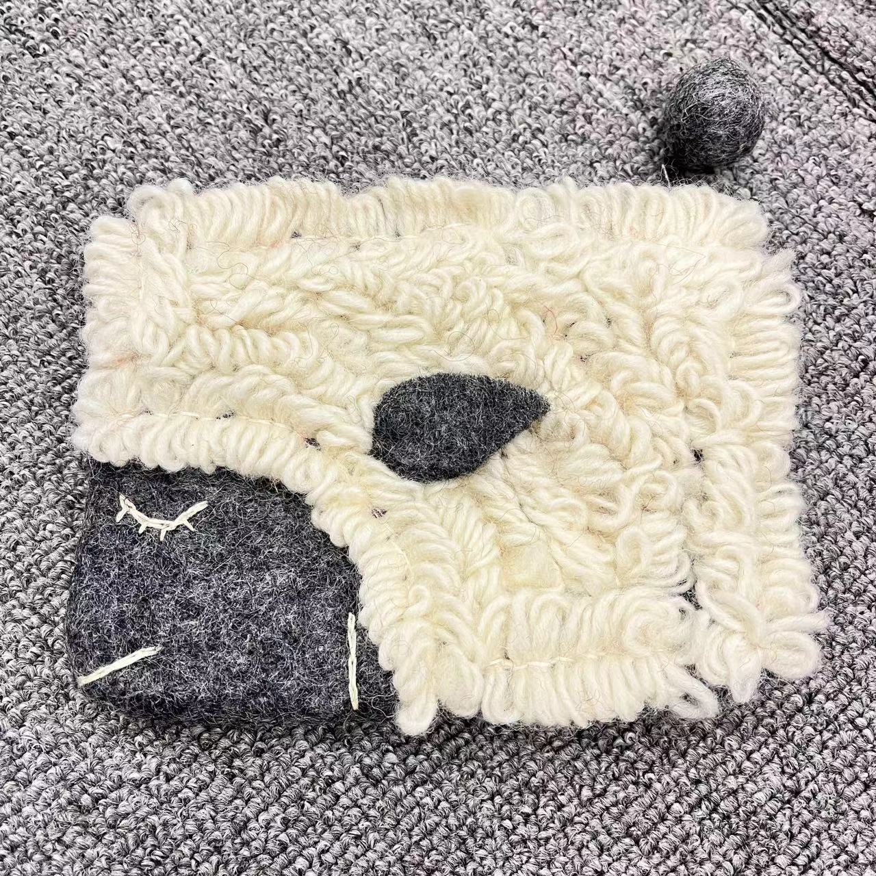 Cool Fashion Wool Felt Sheep Baa Coin Purses