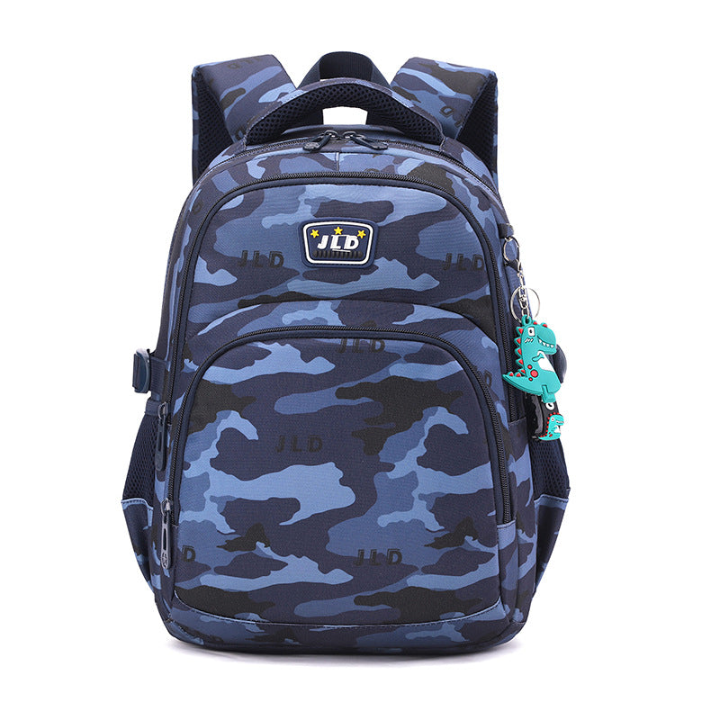 Primary Super Light Spine Protection Camouflage Elementary School Students' Schoolbags