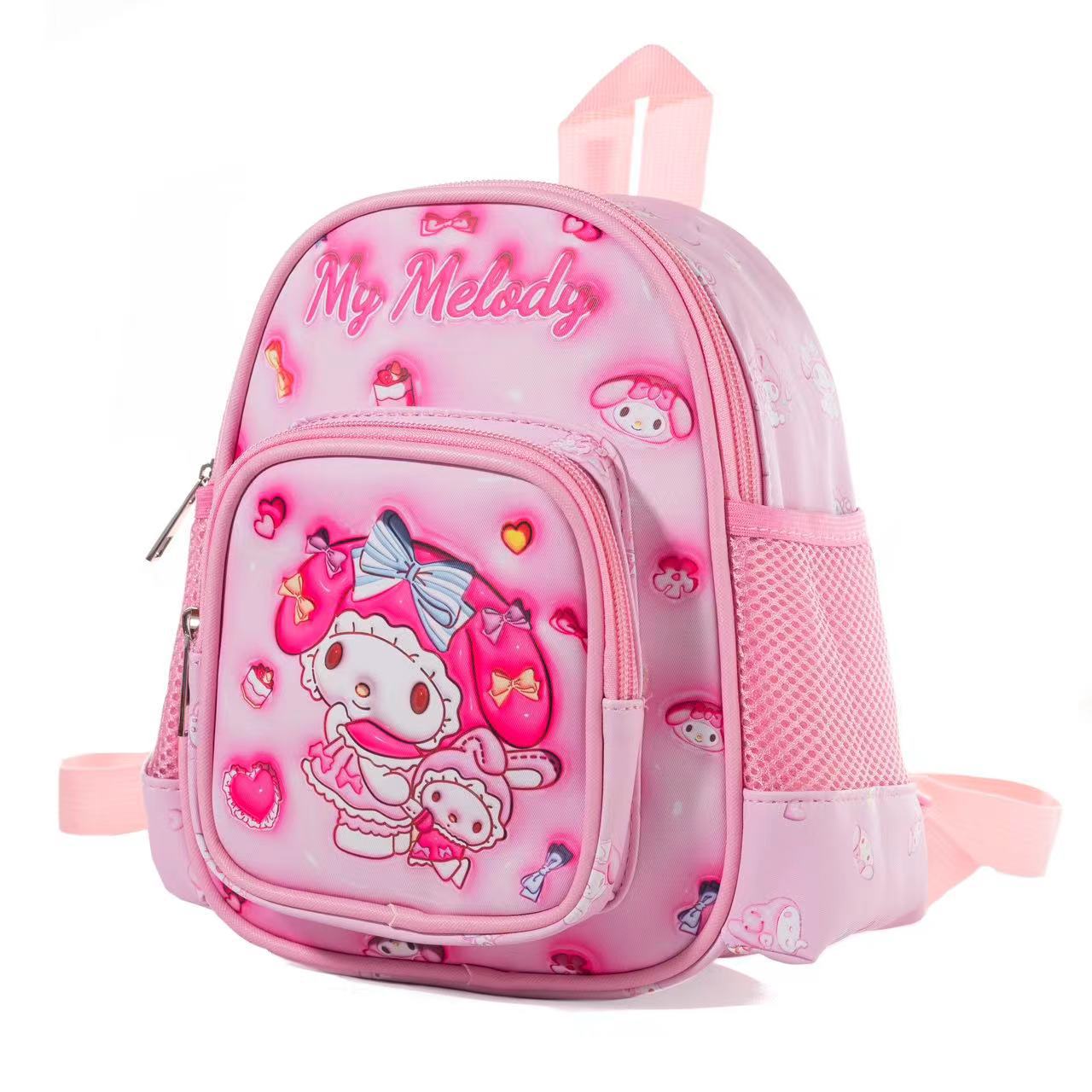 Dessin animé pour enfants en cuir imperméable Clow Melody grands sacs d'école maternelle