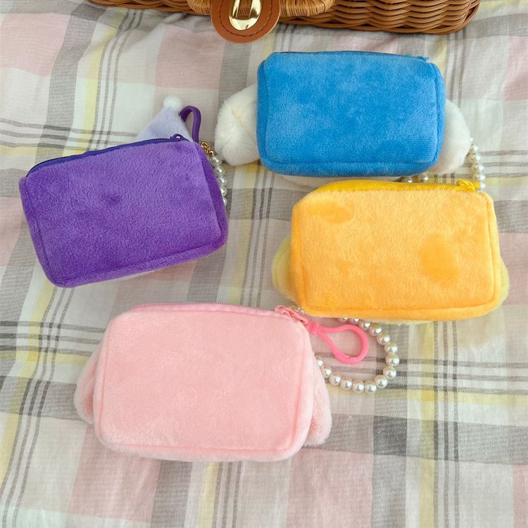 Creative Cartoon Large Plush Bank Small Coin Purses