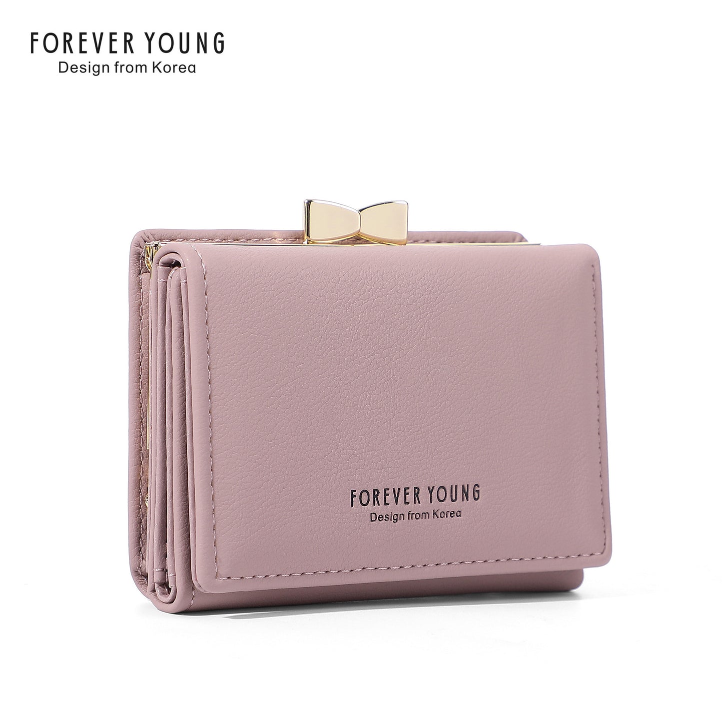 Women's Short Cute Style Korean Simple Three-fold Ladies Wallets