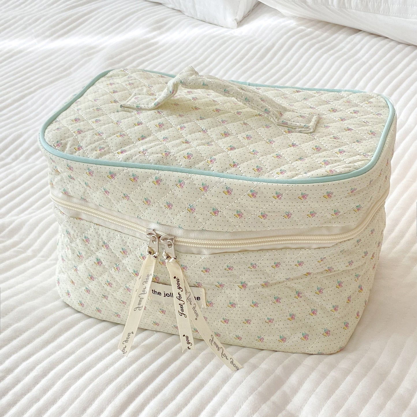 Makeup Cute Large Capacity Portable Cotton Cosmetic Bags