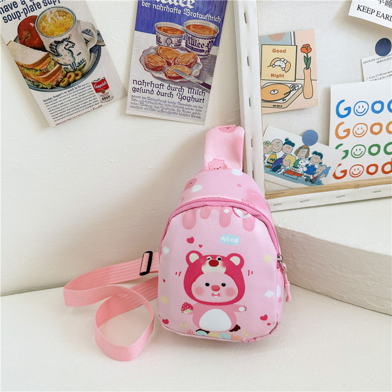 Children's Cartoon Cute Printed Anime Simple Fashion Children's Waist Packs