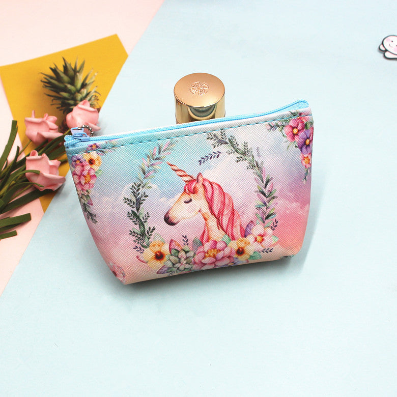 Women's & Children's & Cute Cartoon Unicorn Small Earphone Phone Bags