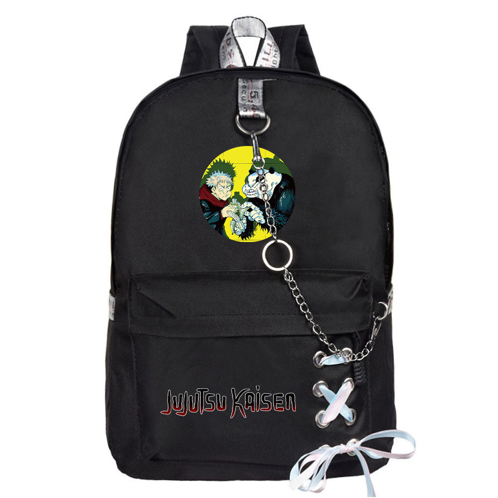 Battle Anime Peripheral Cartoon Canvas Chain Backpacks