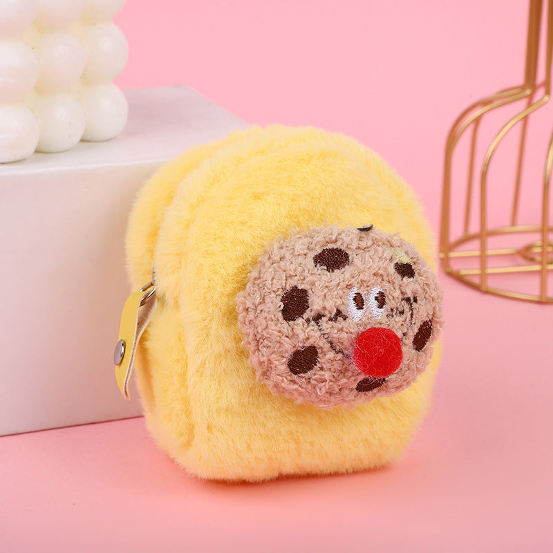 Korean Girly Christmas Mini Cartoon Plush Coin Purses