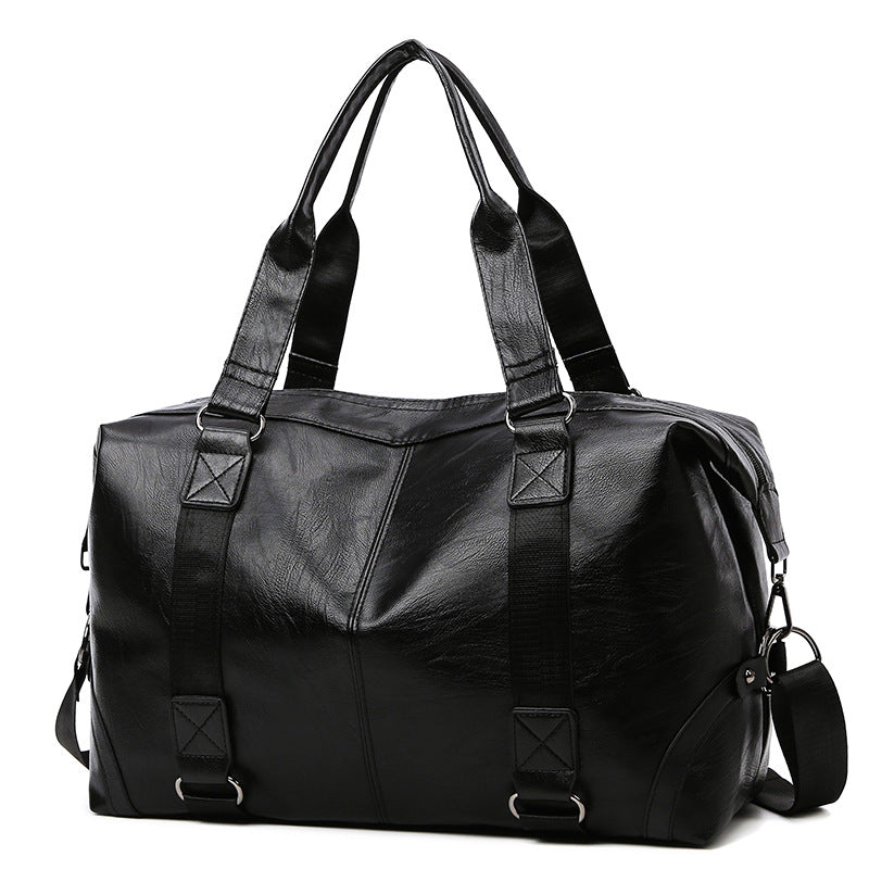 Leather Textured Training Large Capacity Leisure Travel Bags