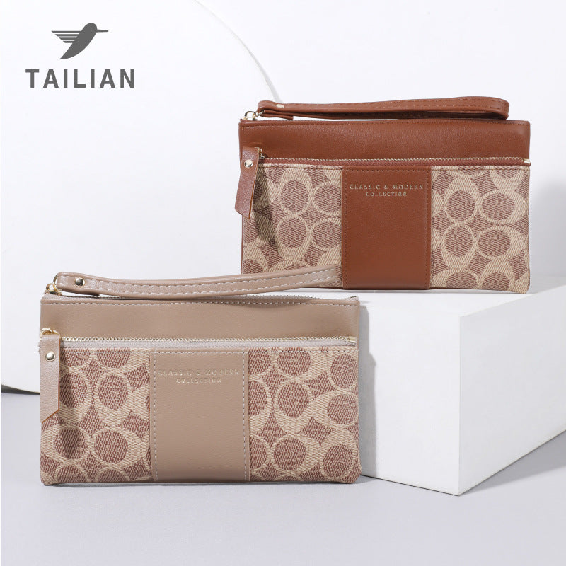 Women's Classic Fashion Elegant Old Pattern Ladies Wallets