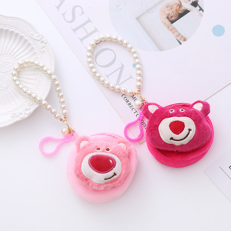 Creative Cartoon Cute Star Plush Earphone Card Holder