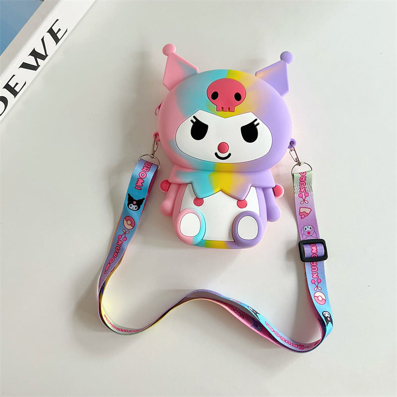 Children's Clow Cartoon Fashion Trend Play Silicone Coin Purses