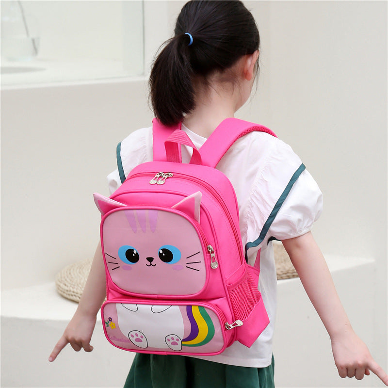 Children's Cute Cartoon Male Female Western Style Children's Backpacks