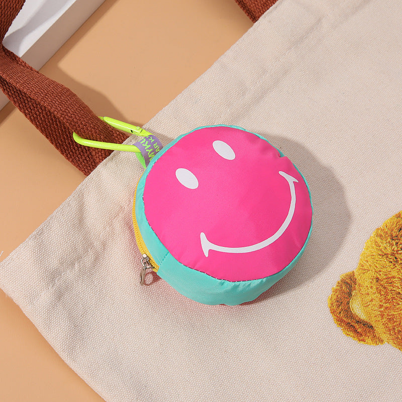 Women's & Men's & Cartoon Candy Color Smiling Face Coin Purses