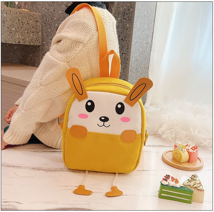 Children's Unique Boys Canvas Cartoon Cute Bags