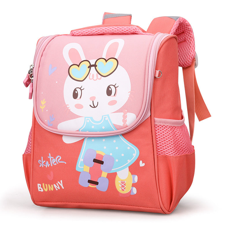 Cartoon Canvas Large Capacity Waterproof Space Kindergarten School Bags