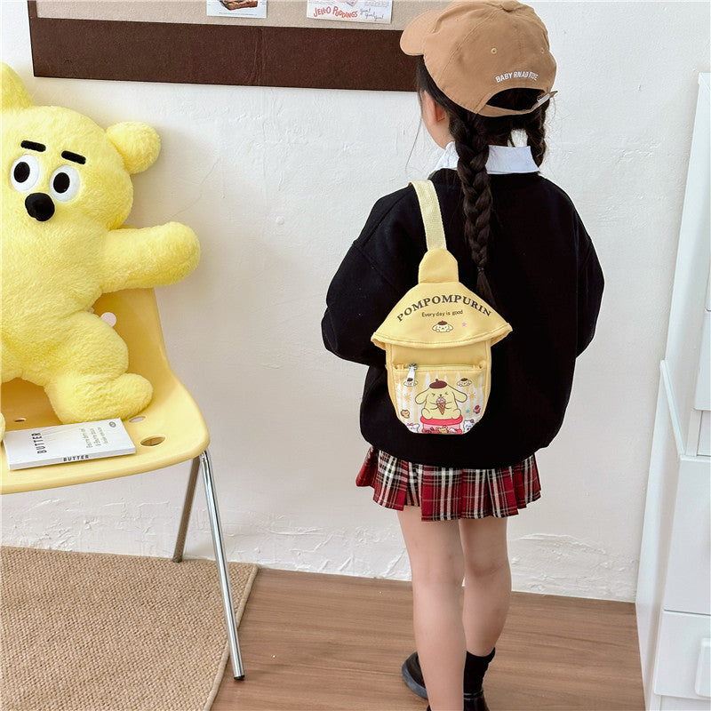 Children's Cartoon Cute Spring Boys Canvas Gifts Children's Waist Packs