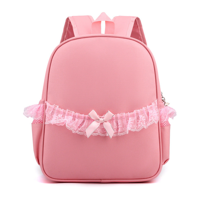 Versatile Dance Lace Bow Primary Fresh Elementary School Students' Schoolbags