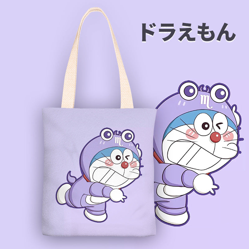 Anime Canvas Female One Simple For Shoulder Bags