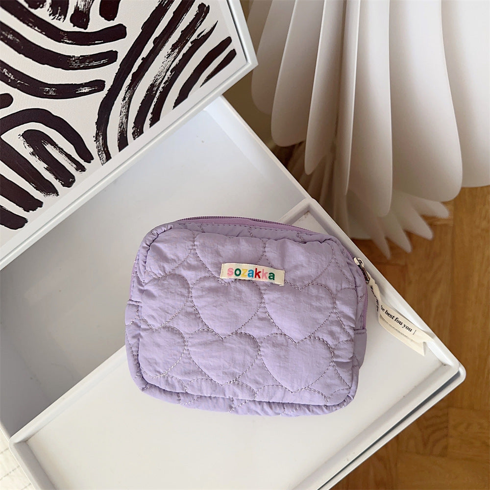 Wind Love Portable Storage Liner Clutch Cosmetic Bags