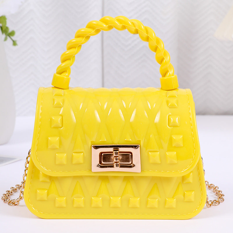 Refreshing Pearl Tote Jelly Mini Chain Crossbody Bags