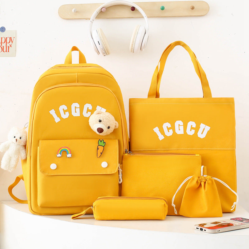 Beautiful Cute Large Capacity Good-looking Schoolgirl Middle School Students' Schoolbags