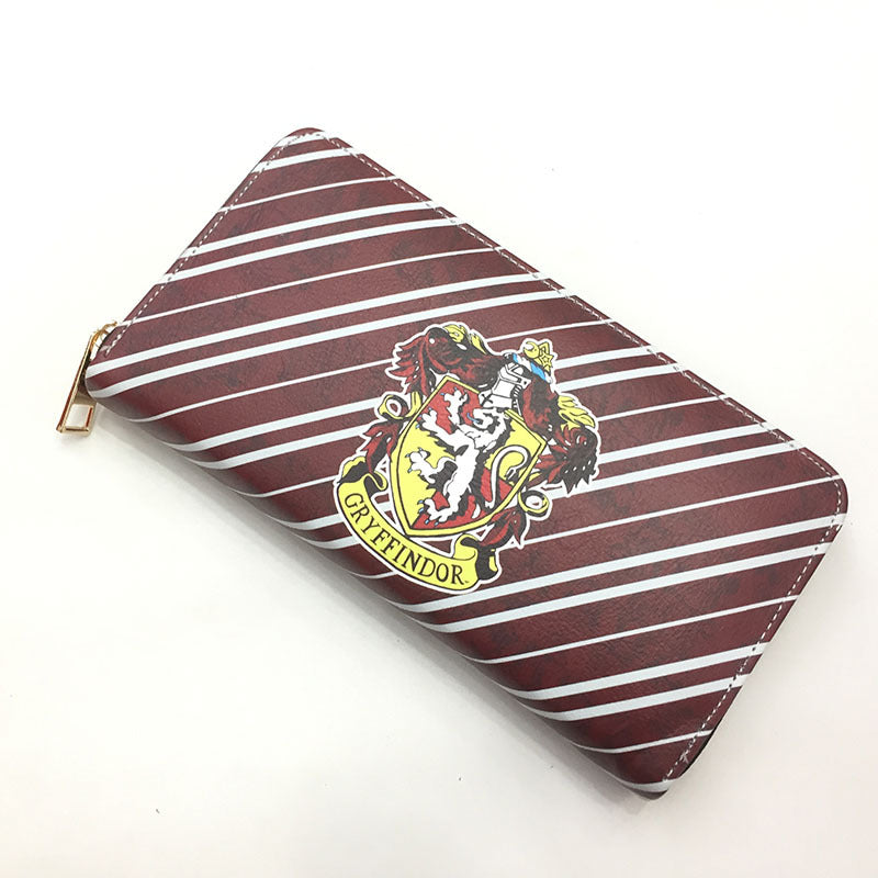 College Anime Peripheral Long Zipper Boy Coin Purses