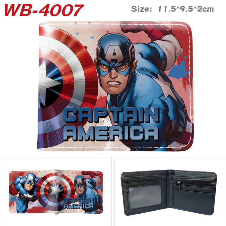 Women's & Men's & Series Super Hero Derivatives Cartoon Full Men's Wallets