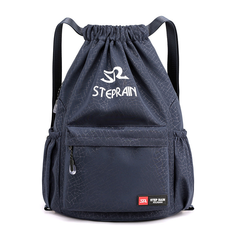 Nylon Large Capacity Stylish Adjustable Drawstring Sports Backpacks