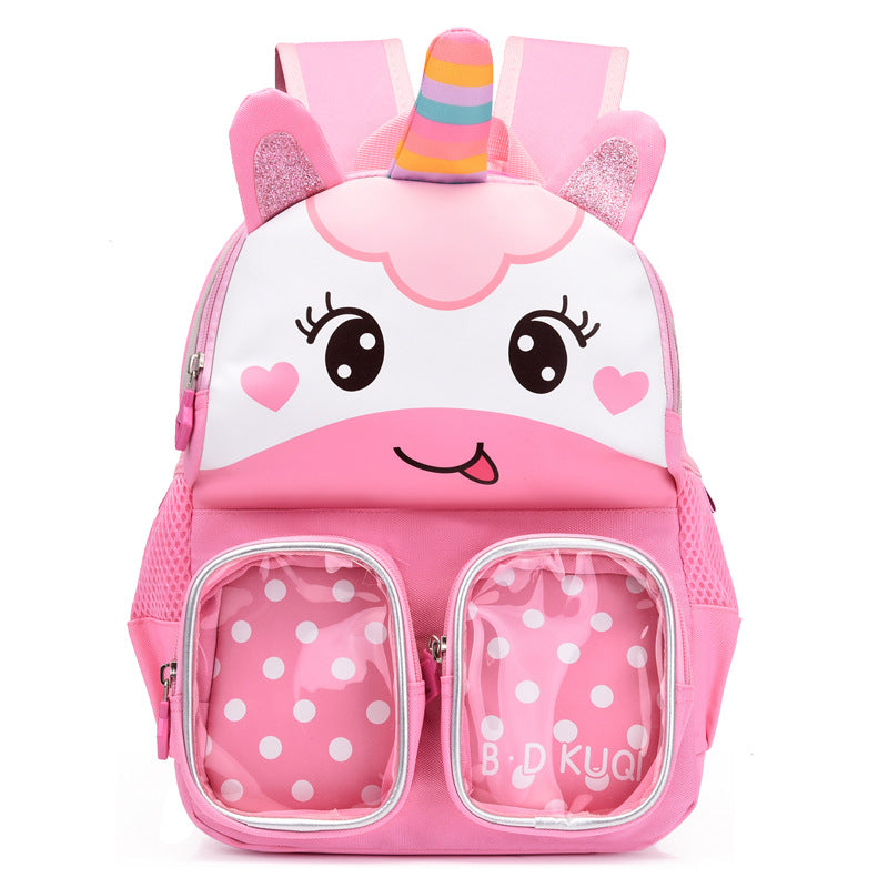 Children's Cartoon Boys Dinosaur Unicorn Lightweight Kindergarten School Bags