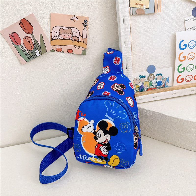 Children's Cloth Small Princess Fashion Cartoon Going Children's Waist Packs