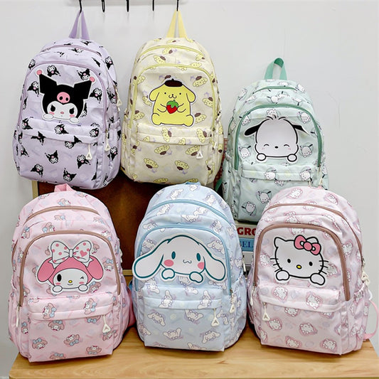 Cartoon Primary Fashion Printed Junior High Elementary School Students' Schoolbags