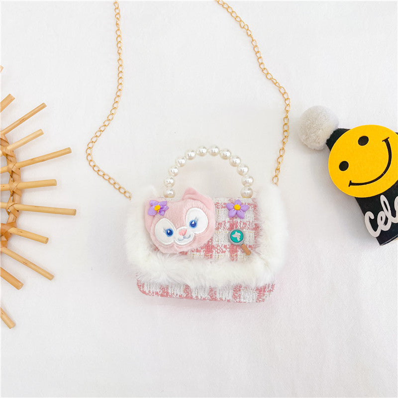 Children's Female Pearl Hand Cartoon Classic Style Children's Coin Purse