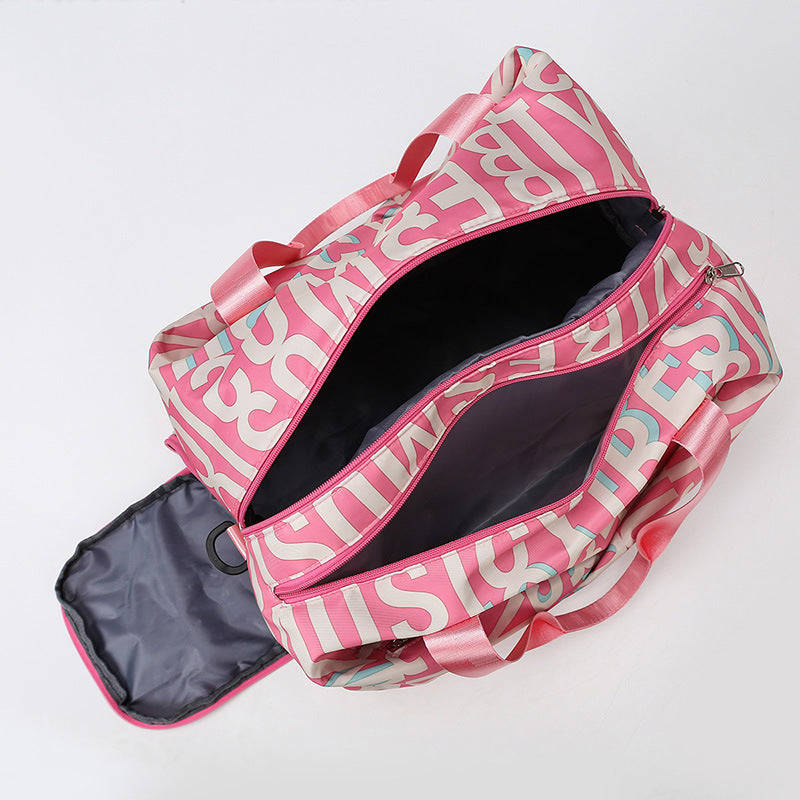 Yoga Female Dry Wet Separation Storage Training Large Travel Bags