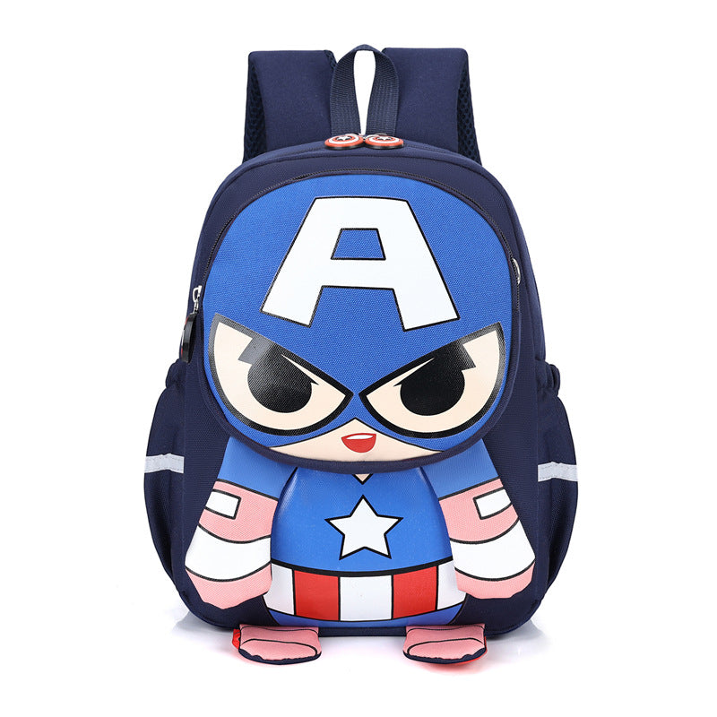 Children's Cute Cartoon Boys Go Out To Children's Backpacks