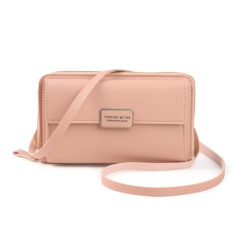 Portefeuilles coréens confortables et tendance pour femmes, pochette mi-longue pour dames