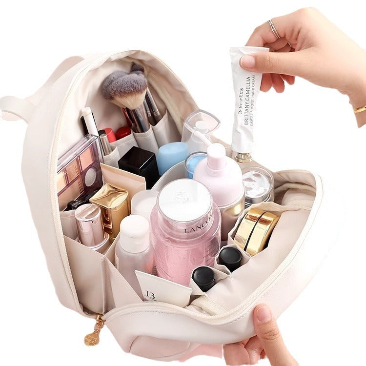 Large Capacity Portable Wash Makeup Brush Cosmetic Bags